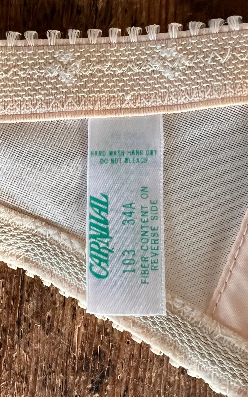 Cute Vintage 70s Bra