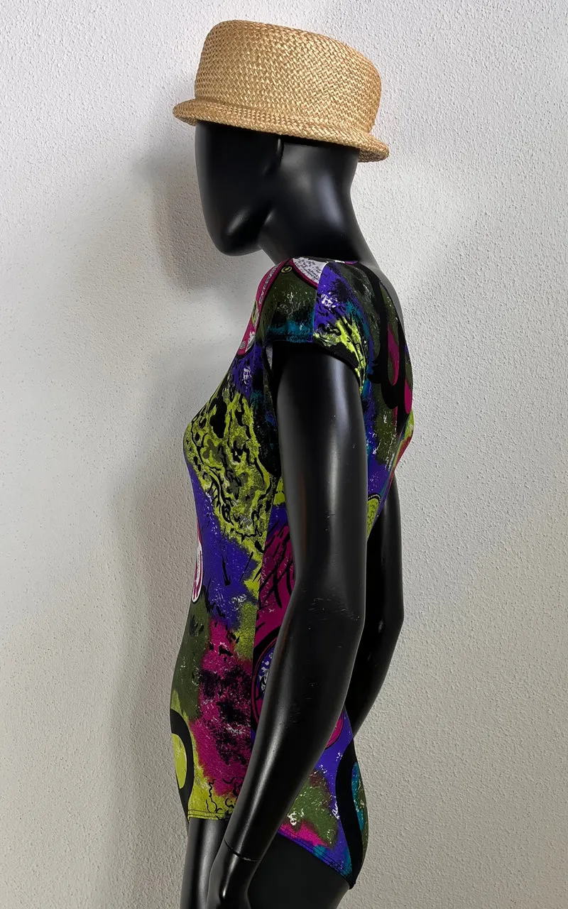 Vintage 90s Gym Body Suit