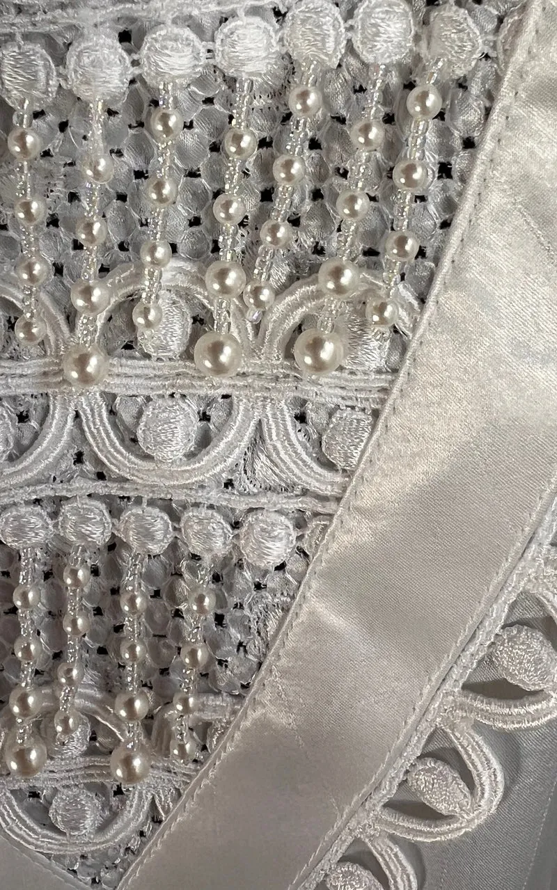 Vintage 80s Cris-Devi Mother of Pearl Blouse