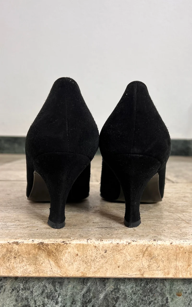 Vintage 80s Stuart Weizmann Slip-On Heel 38