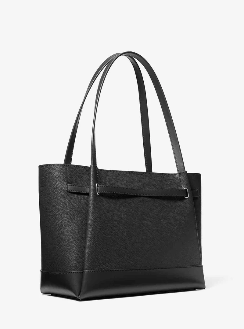Michael Kors Tote Damen Reed Large Pebbled Leather Tote Schwarz 35F4S6RT3T-BLACK-OS