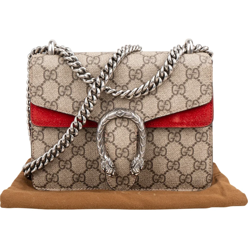 Gucci Monogram GG Supreme Dionysus Shoulder Crossbody Bag