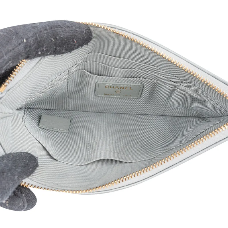 Chanel 19 Quilted Satin Chanel Pouch Accessoires Clutch