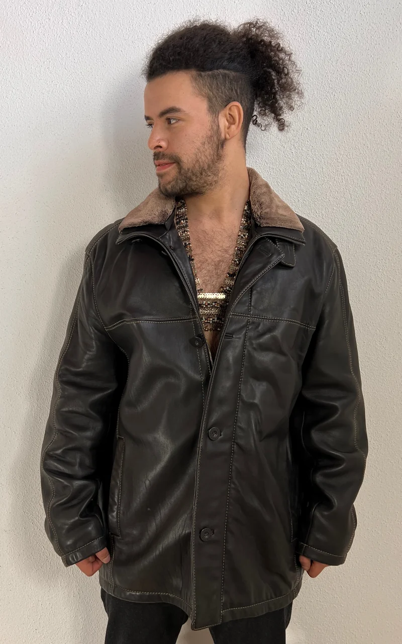 Vintage 90s MENS Werther International Nappa Leatherjacket