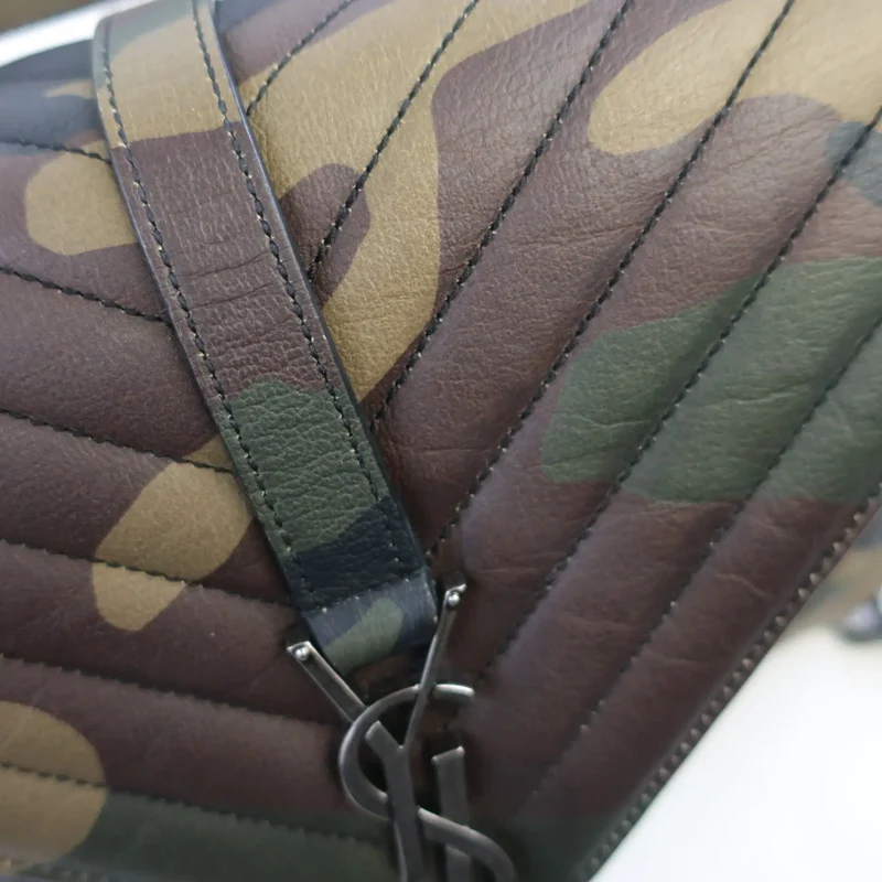 Yves Saint-Laurent Camouflage Medium College Bag