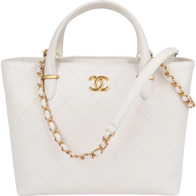 [Chanel Stitching Caviar Leather Small Bowling Handbag