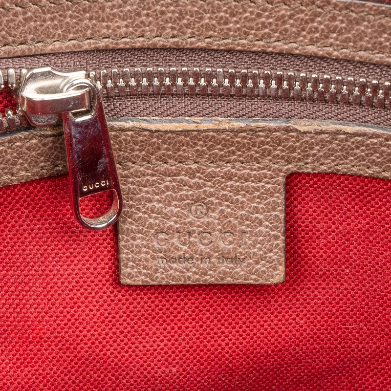 Gucci Monogram GG Supreme Canvas Studded Trunk Crossbody Bag