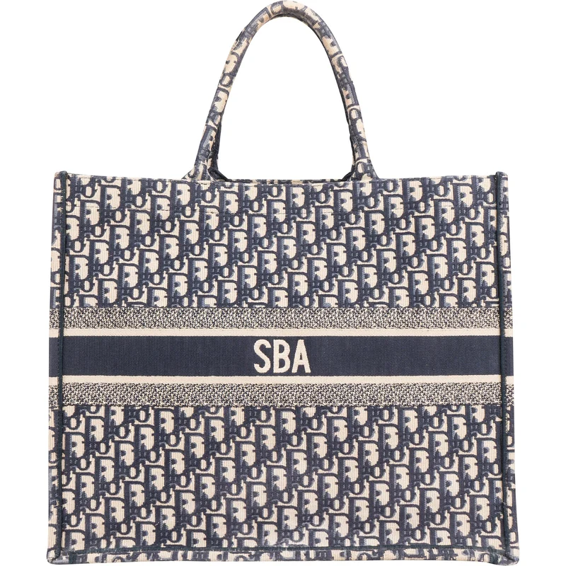 Christian Dior Trotter Monogram Canvas Large Book Tote Handbag