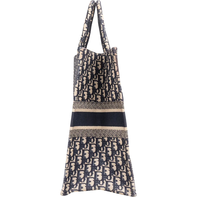 Christian Dior Trotter Monogram Canvas Large Book Tote Handbag