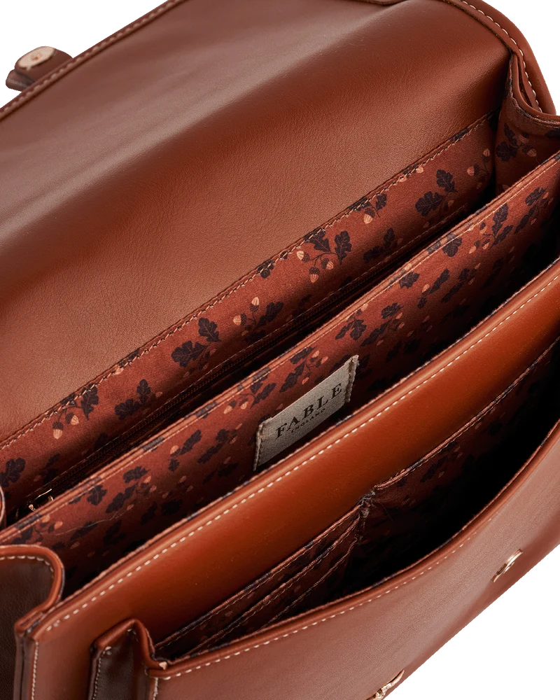 Tan Classic Satchel