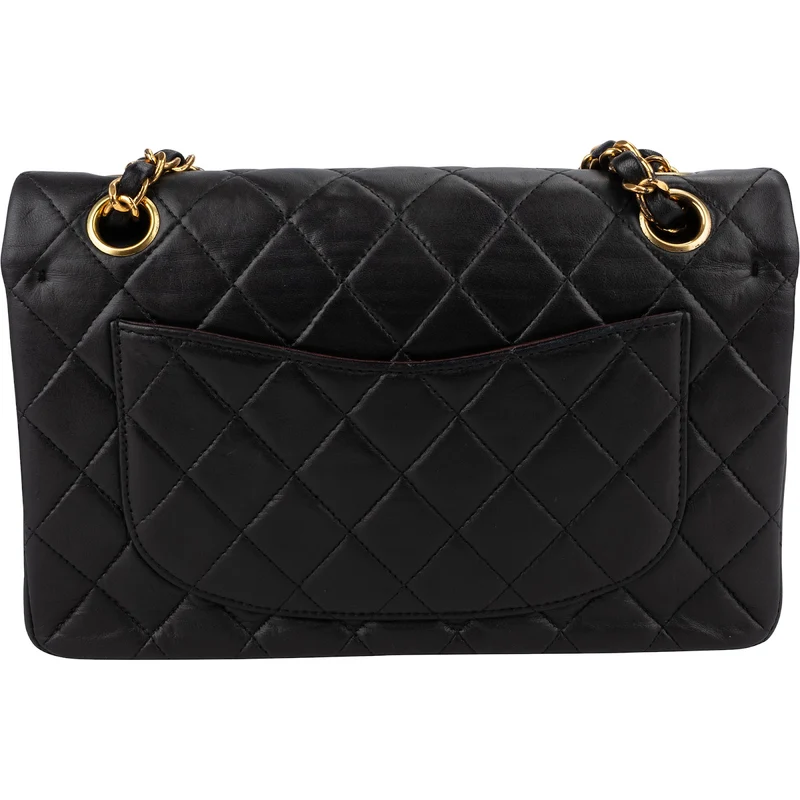 Chanel Quilted Lambskin 24K Small Double Flap Shoulder Bag