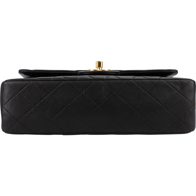 Chanel Quilted Lambskin 24K Small Double Flap Shoulder Bag