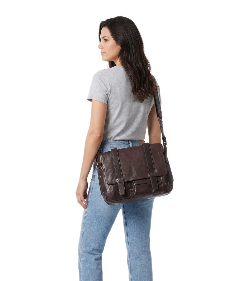 Aunts & Uncles Grandma's Luxury Club Mrs. Honey Pie Kuriertasche coffee bean