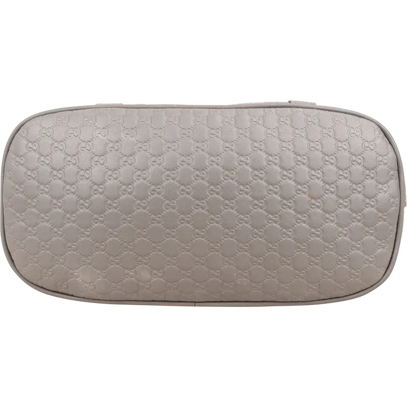 Gucci Microguccissima Leather Grey Mini Dome Handbag