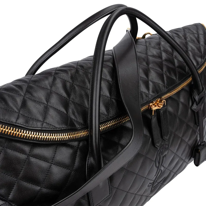Saint Laurent Quilted Lambskin ES Giant Travel Bag