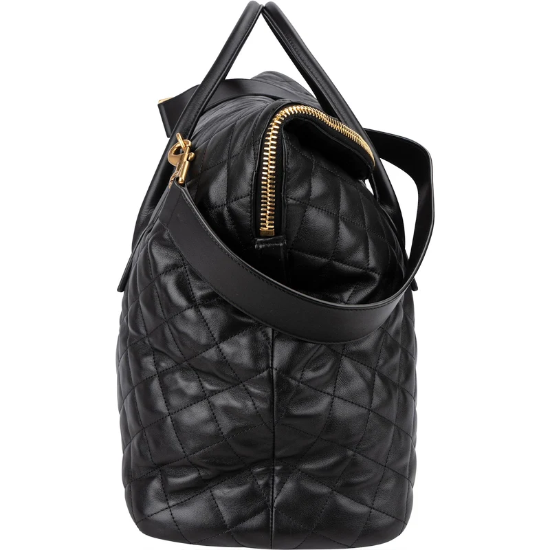 Saint Laurent Quilted Lambskin ES Giant Travel Bag