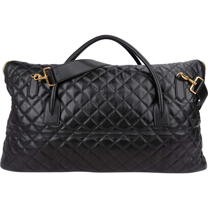 Saint Laurent Quilted Lambskin ES Giant Travel Bag