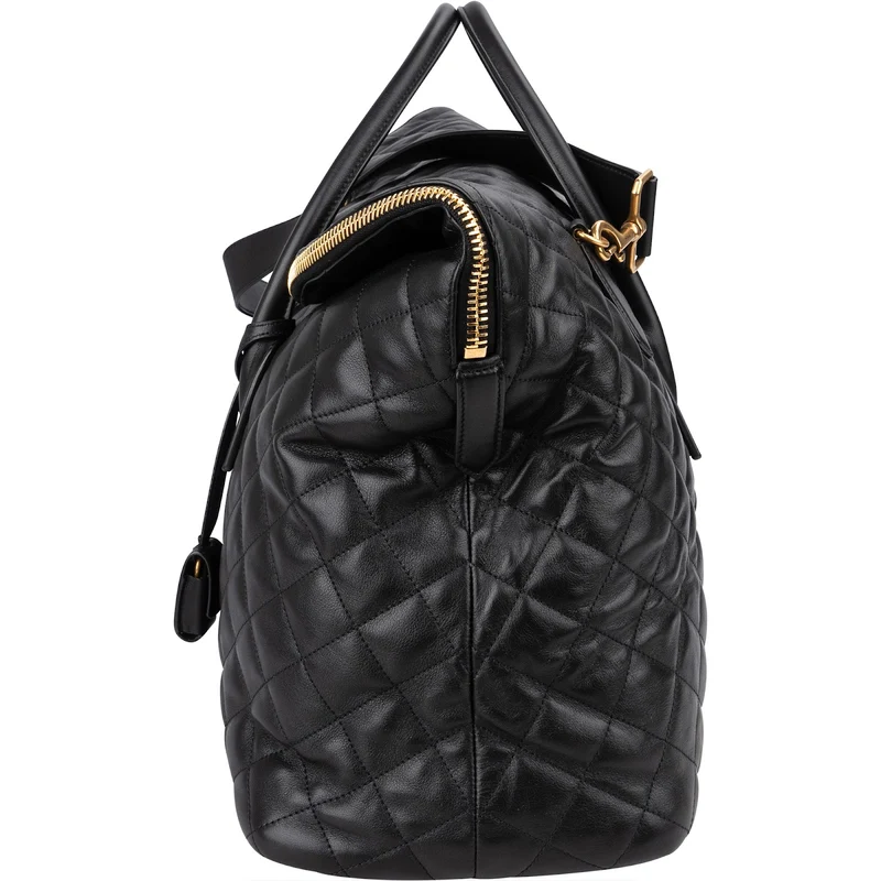 Saint Laurent Quilted Lambskin ES Giant Travel Bag