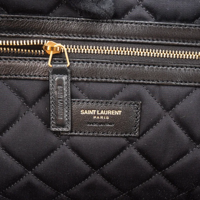 Saint Laurent Quilted Lambskin ES Giant Travel Bag
