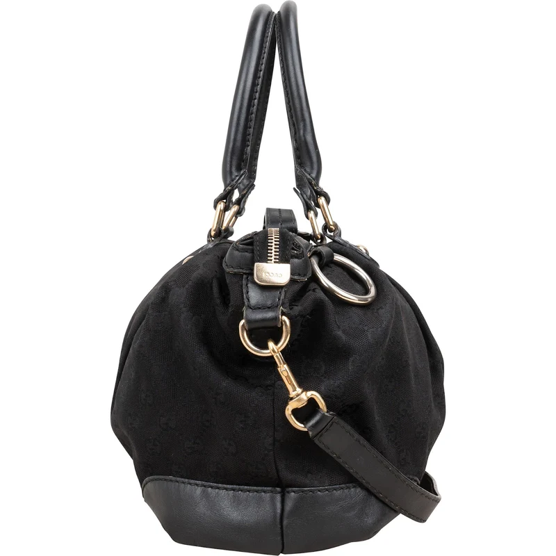Gucci Monogram GG Canvas Sukey Satchel Handbag