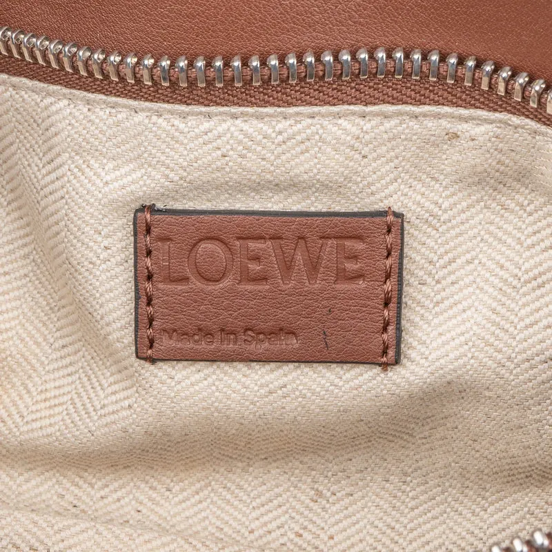 Loewe Striped Leather Puzzle Handbag