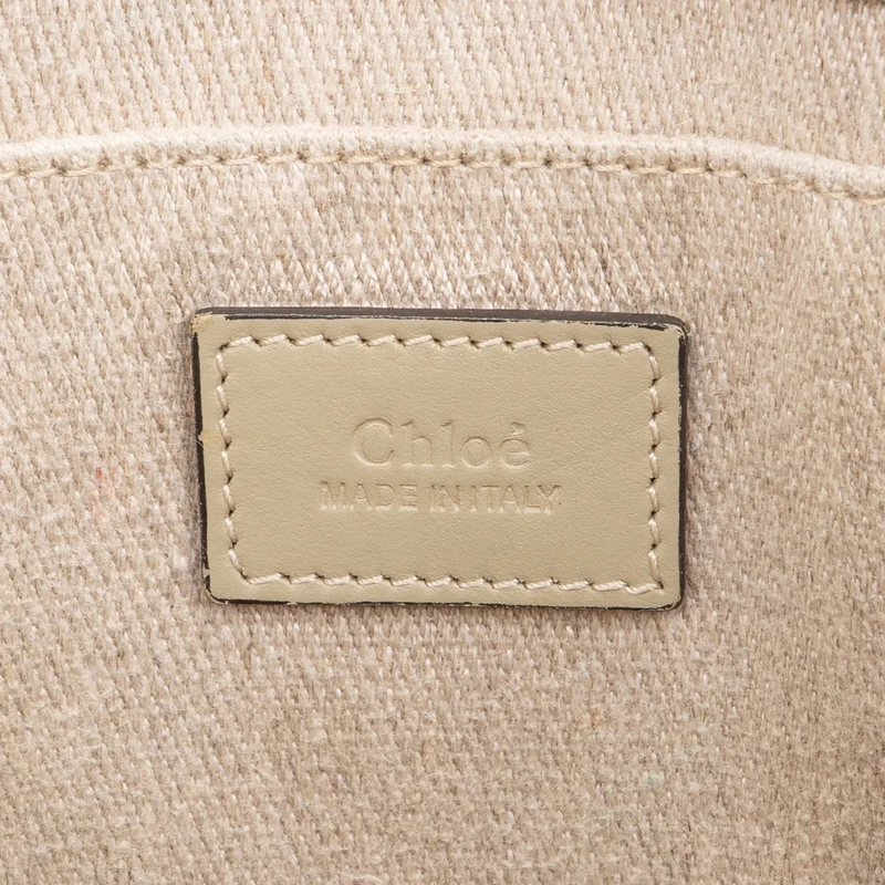 Chloé Canvas Medium Woody Medium Shoulder Bag