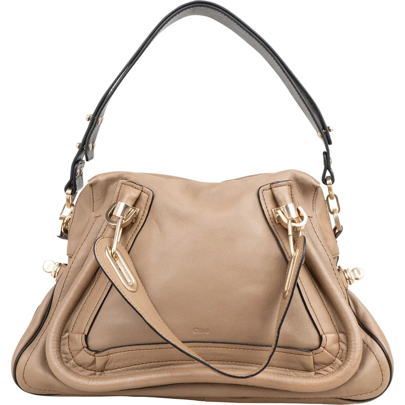 Chloé Grained Leather Paraty Handbag