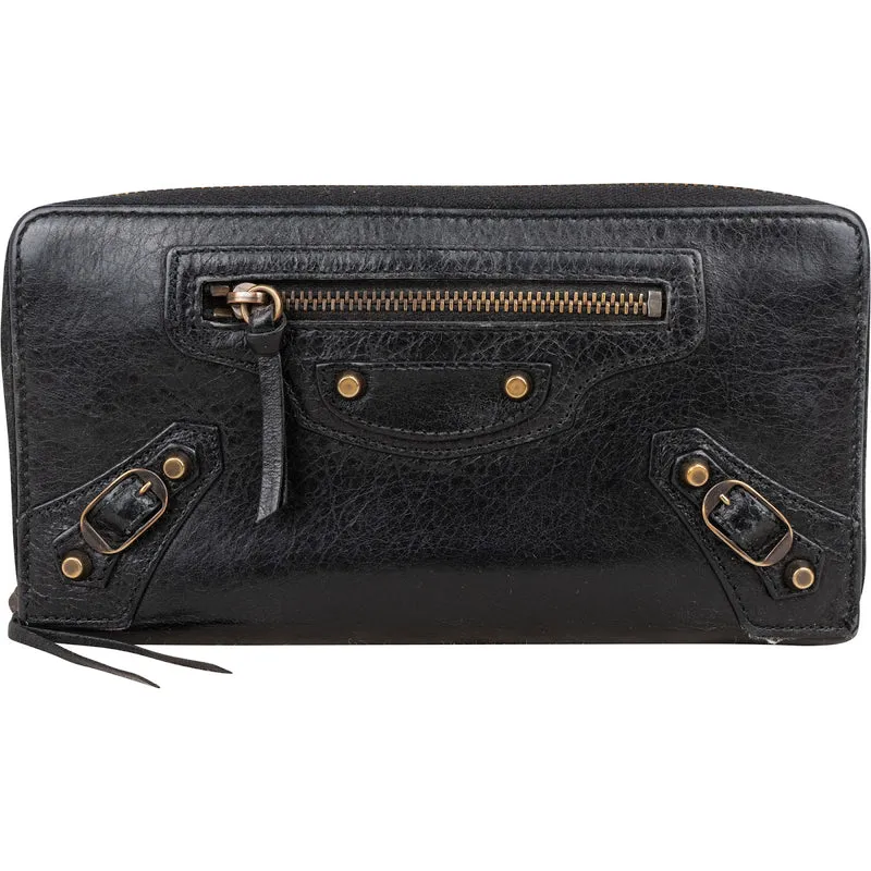 Balenciaga Classic City Continental Zip Around Wallet