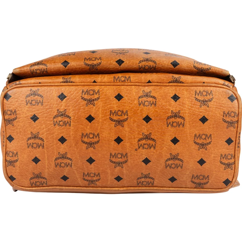 MCM Monogram Visetos Studded 2 in 1 Bag Backpack