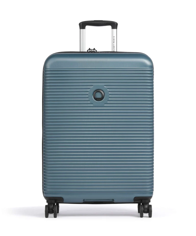 Delsey Paris Freestyle 4-Rollen Trolley blue