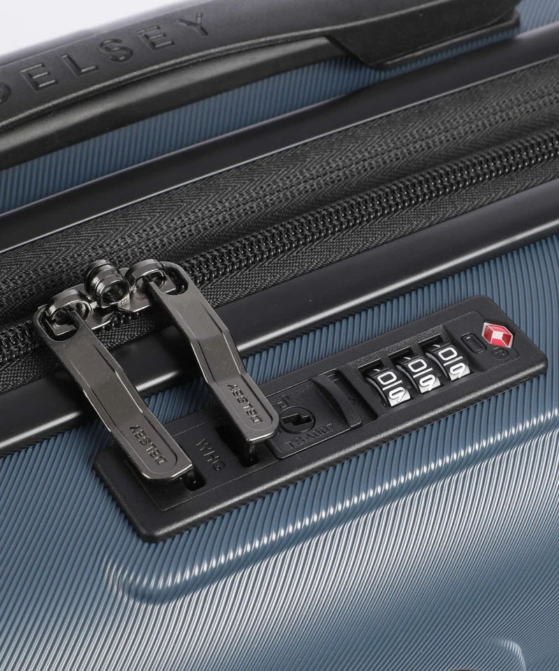 Delsey Paris Air Armour 4-Rollen Trolley pebble