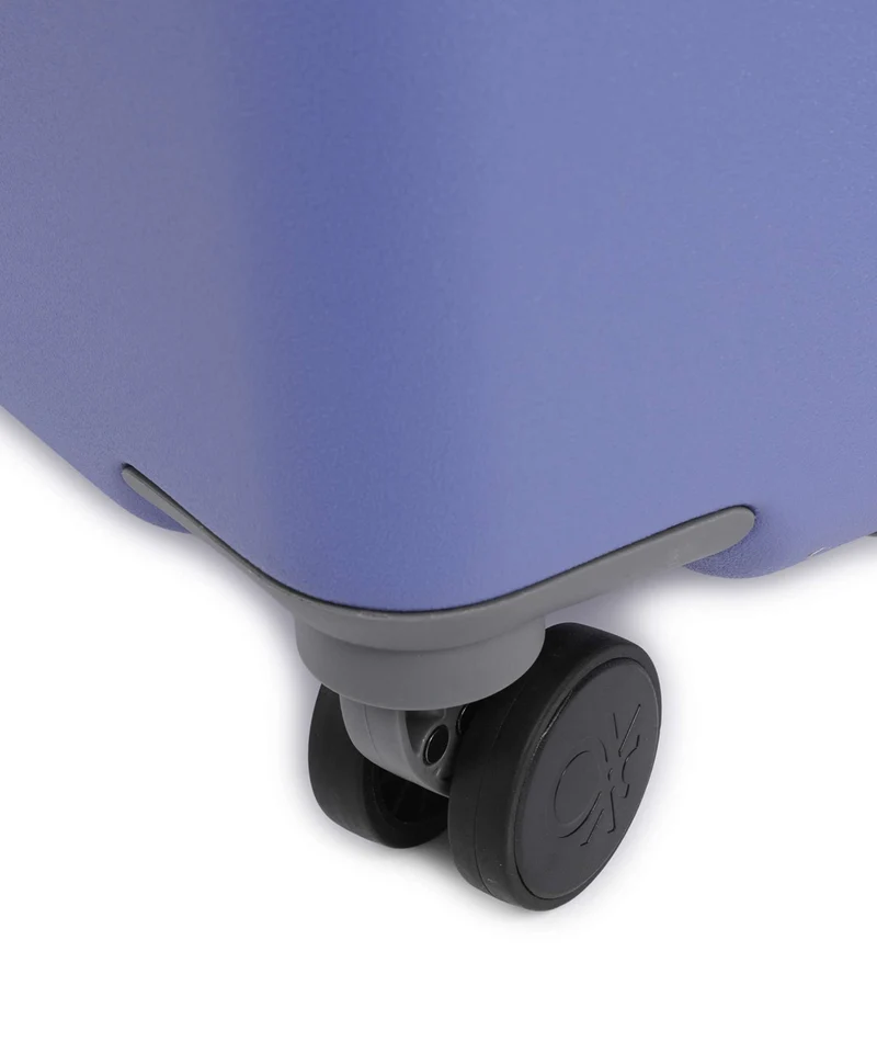 Delsey Paris x United Colors of Benetton UCB Hardside 4-Rollen Trolley purple
