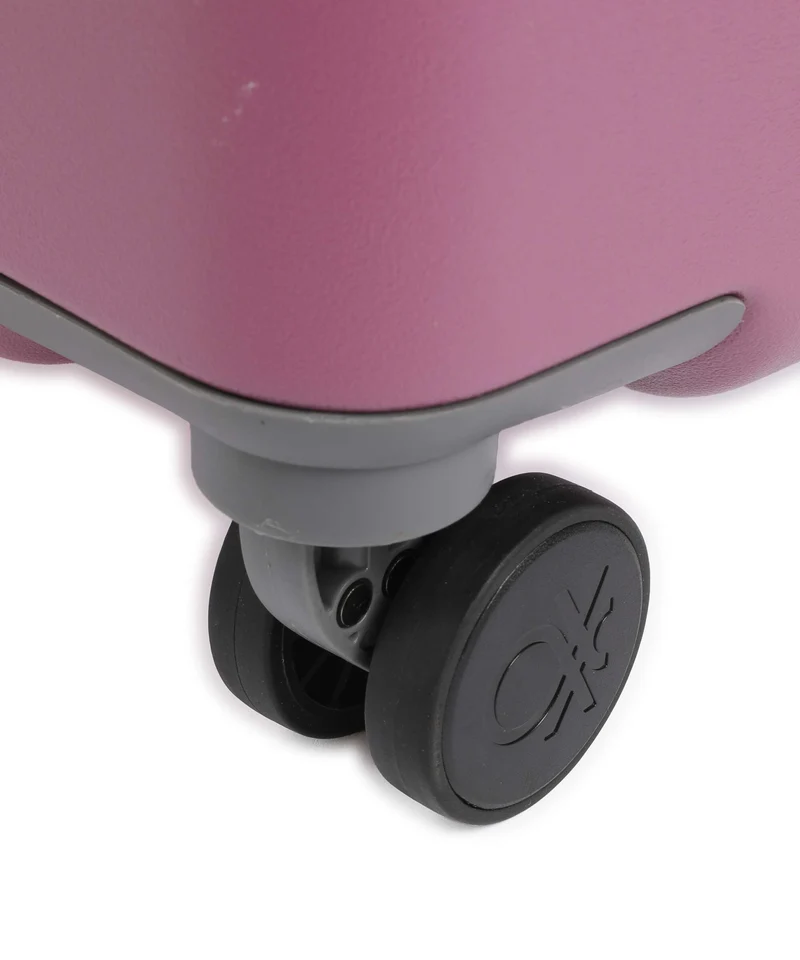 Delsey Paris x United Colors of Benetton UCB Hardside 4-Rollen Trolley pink