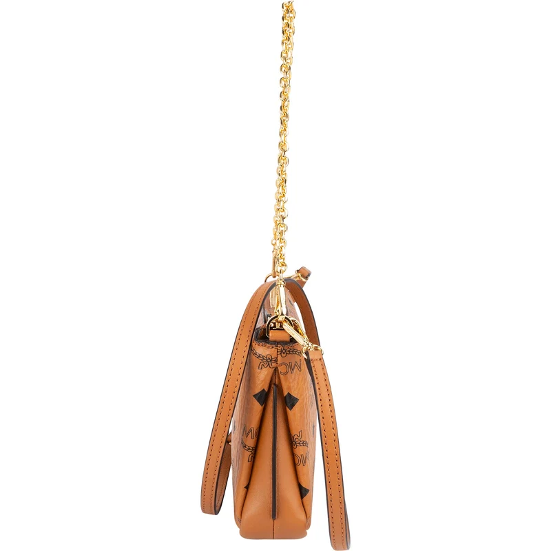 MCM Monogram Visetos Rabbit Tracy Pochette Crossbody Bag