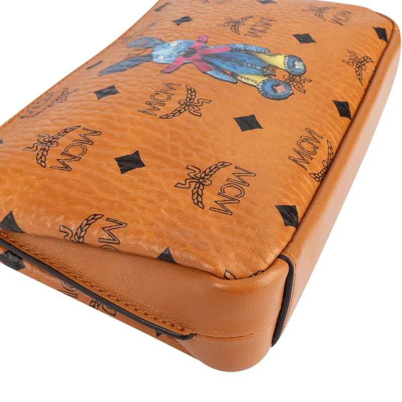 MCM Monogram Visetos Rabbit Tracy Pochette Crossbody Bag