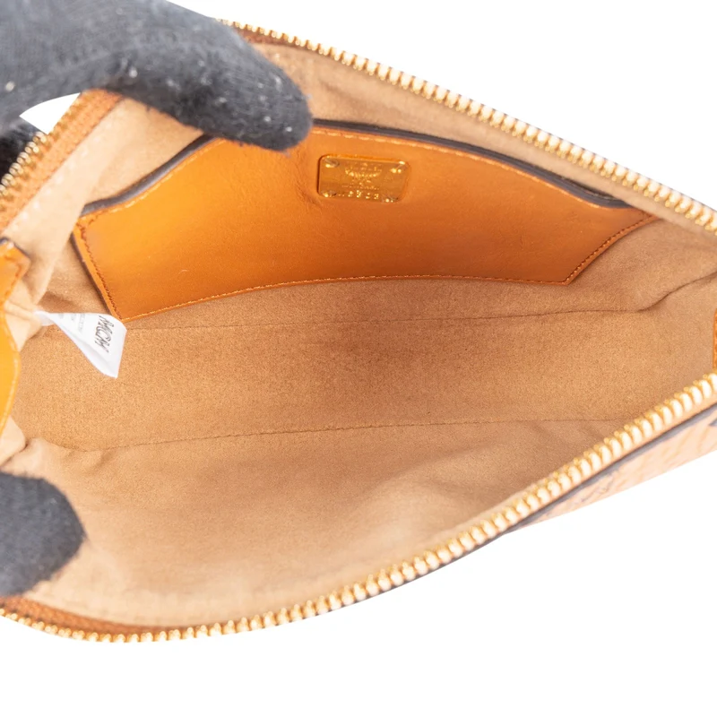 MCM Monogram Visetos Rabbit Tracy Pochette Crossbody Bag
