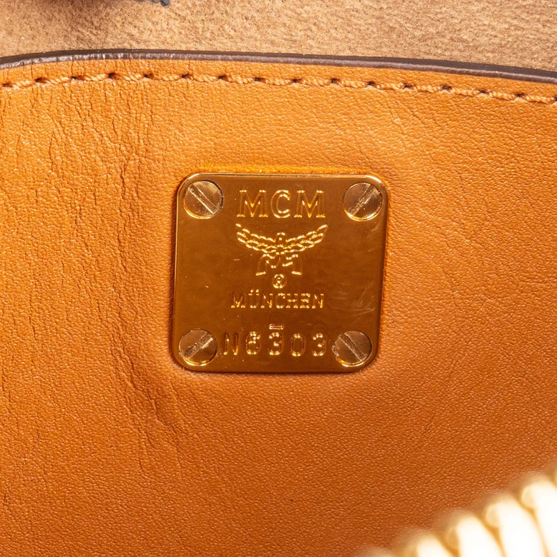 MCM Monogram Visetos Rabbit Tracy Pochette Crossbody Bag