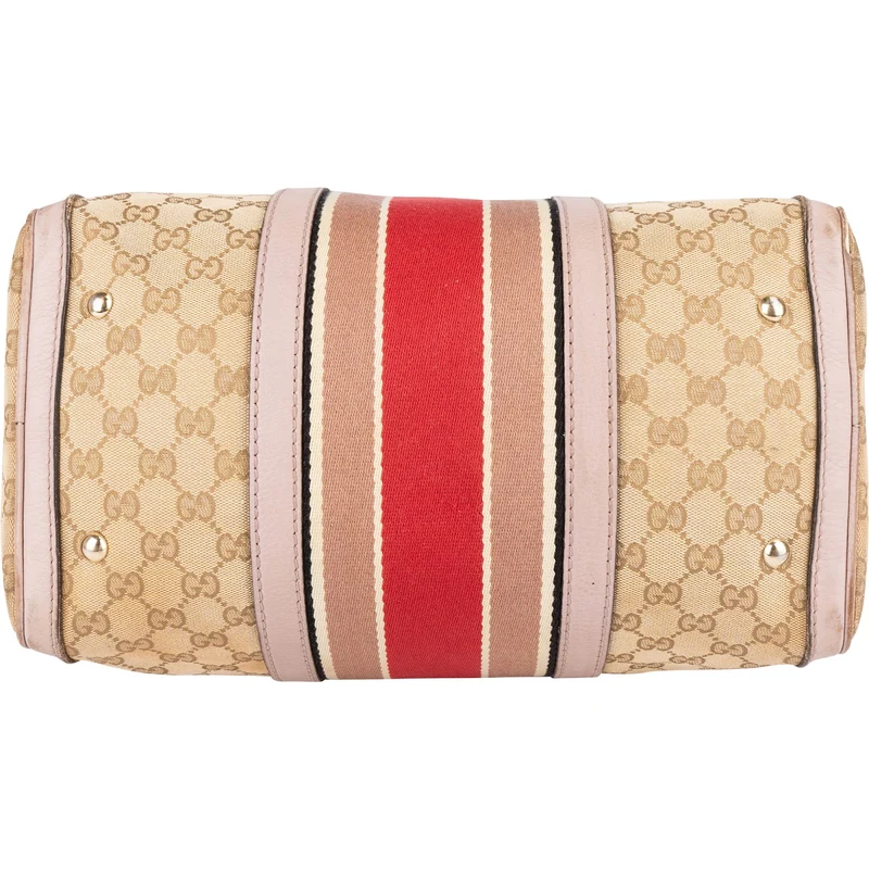 Gucci Monogram GG Canvas Boston Handbag