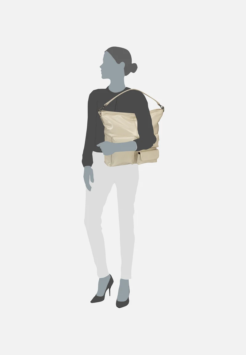 LK 204 M Archive Milk - Hobo Bag