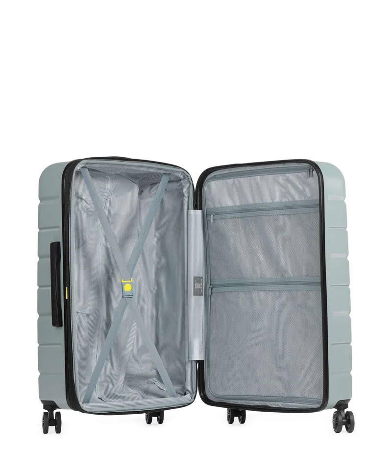 Delsey Paris Air Armour 4-Rollen Trolley sage green