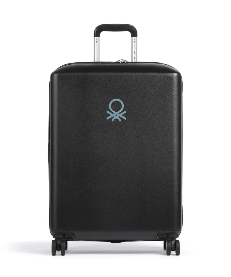 Delsey Paris x United Colors of Benetton UCB Hardside 4-Rollen Trolley black