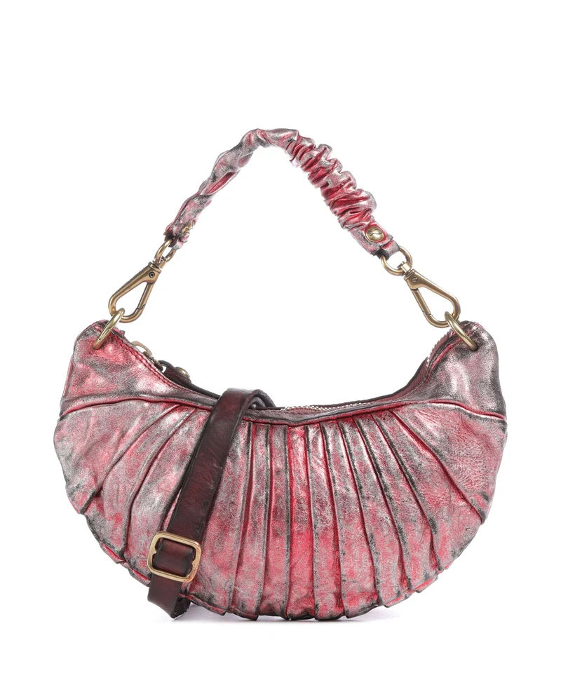 Campomaggi Schultertasche red/wine