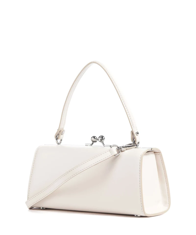 Vivienne Westwood Doll Frame Smooth XL Handtasche white
