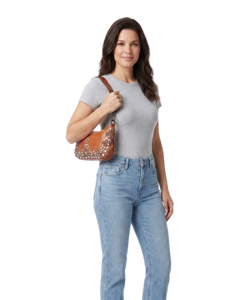 Campomaggi Schultertasche cognac