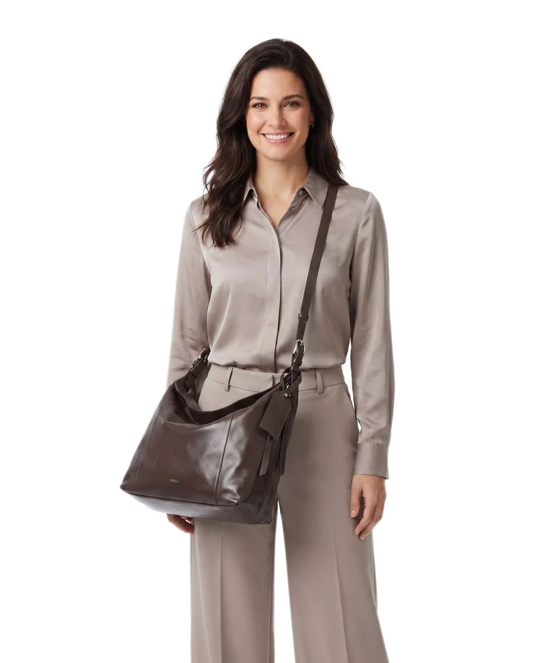 Furla Ginevra L Beuteltasche espresso