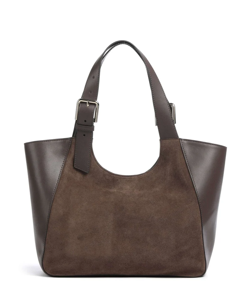 Furla Dora M Shopper toni cioccolato
