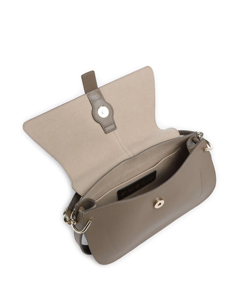Furla Flow M Handtasche muddy gray
