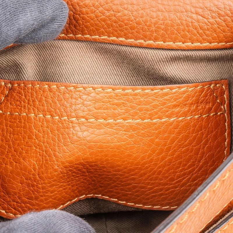 Chloé Grained Calfskin Marcie Mini Saddle Crossbody Bag