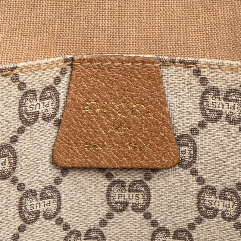 Gucci Monogram GG Supreme Canvas Vintage Large Web Shopper Shoulder Bag