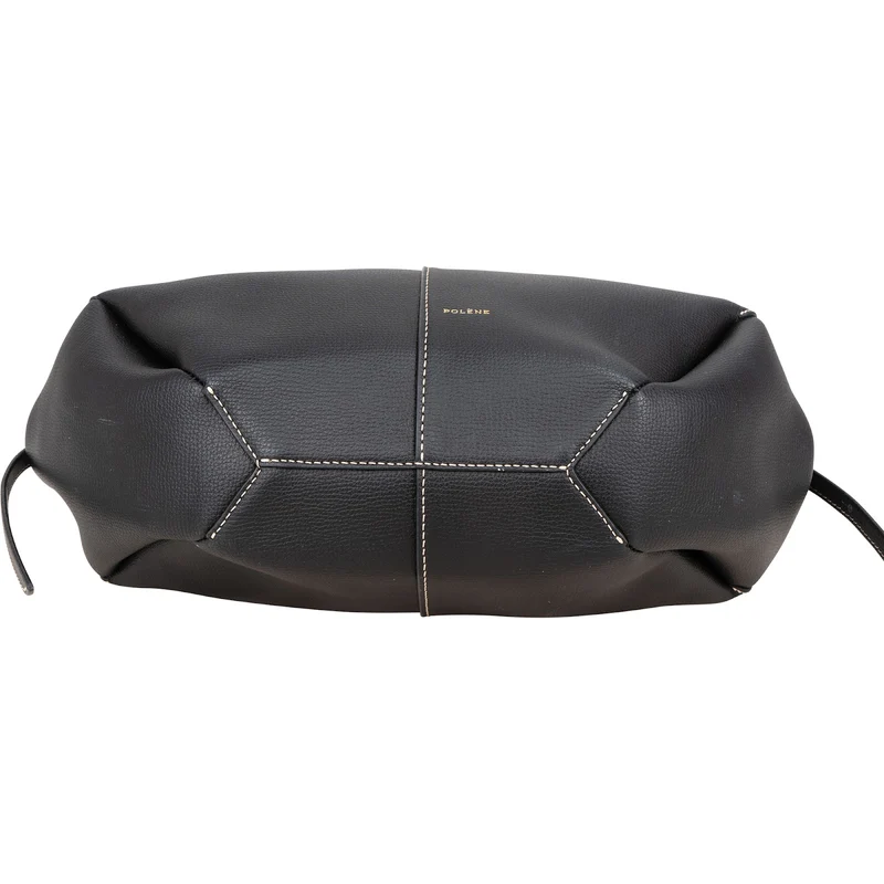 Polène Grained Leather Cyme Tote Handbag